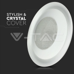 48W LED Плафон С Дистанционно 3в 1 Димиращ Кристал