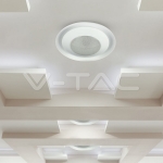 48W LED Плафон С Дистанционно 3в 1 Димиращ Кристал