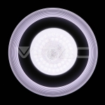 48W LED Плафон С Дистанционно 3в 1 Димиращ Кристал