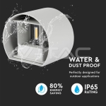 6W Аплик Bridglux Чип Сиво Тяло Кръг Топло Бяла Светлина