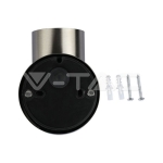 Фасадно Тяло за Стена GU10 Сатен Никел Една Посока IP44