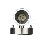 Фасадно Тяло за Стена GU10 Сатен Никел Една Посока IP44