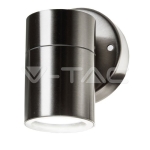 Фасадно Тяло за Стена GU10 Сатен Никел Една Посока IP44