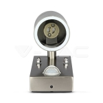 Фасадно Тяло за Стена GU10 Сензор Сатен Никел Една Посока IP44