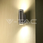 Фасадно Тяло за Стена GU10 Сатен Никел Две Посоки IP44