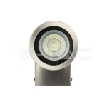 Фасадно Тяло за Стена GU10 Сатен Никел Една Посока IP44