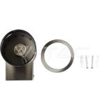 Фасадно Тяло за Стена GU10 Сатен Никел Една Посока IP44