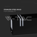 Фасаден Аплик GU10 Сатен Никел 2W IP44