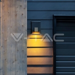 Фасадно Тяло за Стена GU10 Квадрат Бяло Тяло Една Посока IP44