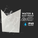 5W LED Стенна Лампа Бяла IP65 Една Посока 4000K