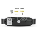 12W LED Стенна Лампа Двойна Черна Подвижна IP65 3000K