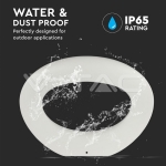 10W Стенна Лампа Бяло Тяло 3000K