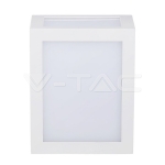 12W Стенна Лампа Бяло Тяло 3000K