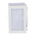 12W Стенна Лампа Бяло Тяло 3000K