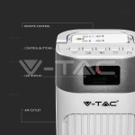 55W Вентилатор Дистанционно Дисплей 36 Inch Бял