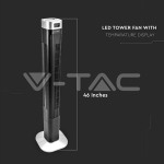 55W Вентилатор Дистанционно Дисплей 46 Inch Черен