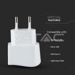 USB Адаптер Блистер Бял