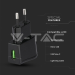 USB Адаптер Блистер Черен