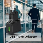 USB Адаптер Блистер Черен