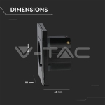 SMART Контакт Конзолен Черен