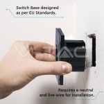 SMART Контакт Конзолен Черен