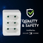3 Щепсел Разклонител Мини 10А 250V