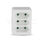 3 Щепсел Разклонител Мини 10А 250V