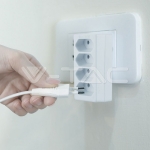 4 Щепсел Разклонител Мини 10А 250V