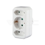 3 Щепсел Разклонител 2X10A + 1X16A 250V