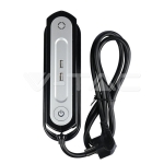 3 Гнезда Разклонител 3х1.5-1.4м. Бутон Защита Черен