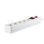 5 Гнезда Разклонител 3х1.5-1.4м. Двойна Защита