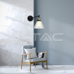 Стенна Лампа Прозрачно Стъкло W/V ф140