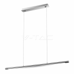 18W Пендел Стъклен Хром 4000K