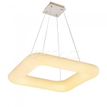 42W Пендел/Плафон Квадрат 3 Цветен Димиращ Бял