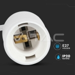 E27 Пендел Бял