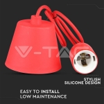 E27 Пендел Червен