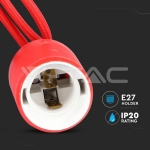 E27 Пендел Червен
