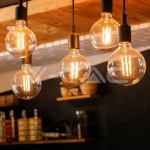 E27 Пендел Червен