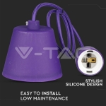 E27 Пендел Лилав