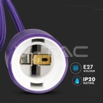 E27 Пендел Лилав