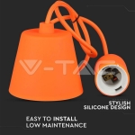 E27 Пендел Оранжев