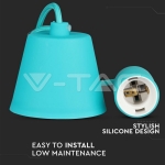 E27 Пендел Зелен