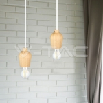 Висящ Пендел Бял Кабел