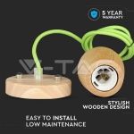 Висящ Пендел Зелен Кабел