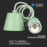 Бетонен Пендел Светло Зелен