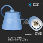 Бетонен Пендел Светло Син