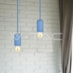 Бетонен Пендел Светло Син