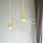 Бетонен Пендел Светло Жълт