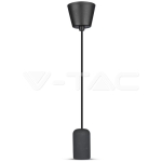 Бетонен Пендел Светло Черен