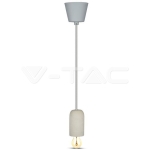 Бетонен Пендел Светло Сив